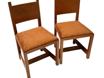 Two Art Deco Modernist Side Chairs by Hendrik Wouda for Pander, 1924